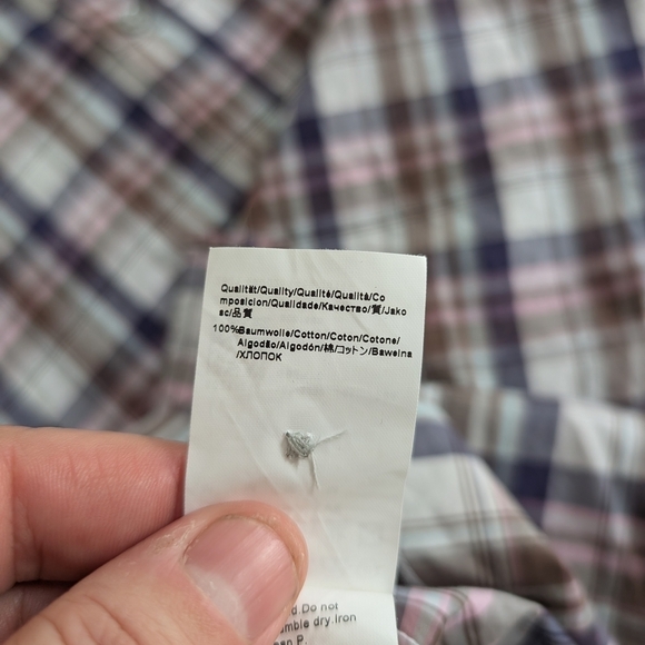 🇩🇪BOSS Pink and Blue Casual Button Down Shirt - Picture 10 of 13